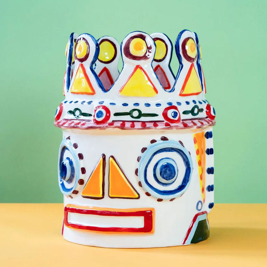 Vaso 02 Mix Sicily | Vaso in Ceramica Colorata Designer Ottolenghi - Ivo Bisignano by Serax - B8922012
