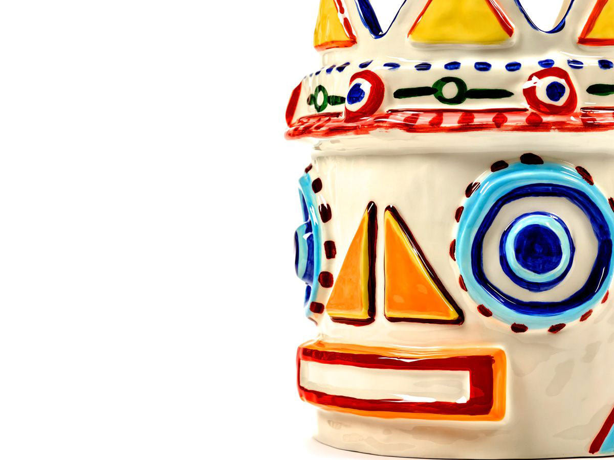 Vaso 02 Mix Sicily | Vaso in Ceramica Colorata Designer Ottolenghi - Ivo Bisignano by Serax - B8922012