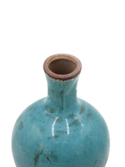 Vaso Ball Blu H24 | Vasi in ceramica colorata fatti a mano design Serax - B3521007-B