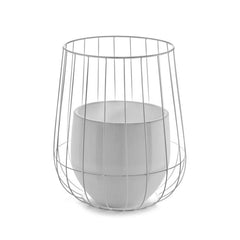 Serax - Vaso In Cesto di Ferro Bianco H45 X D37 Cm - B7217050