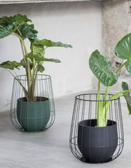 Serax - Vaso In Cesto di Ferro Nero H45 X D37 Cm - B7217052