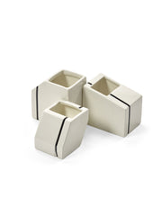 Vaso Mini Ass/3 Silos Bianco – Plan C x Serax in Ceramica