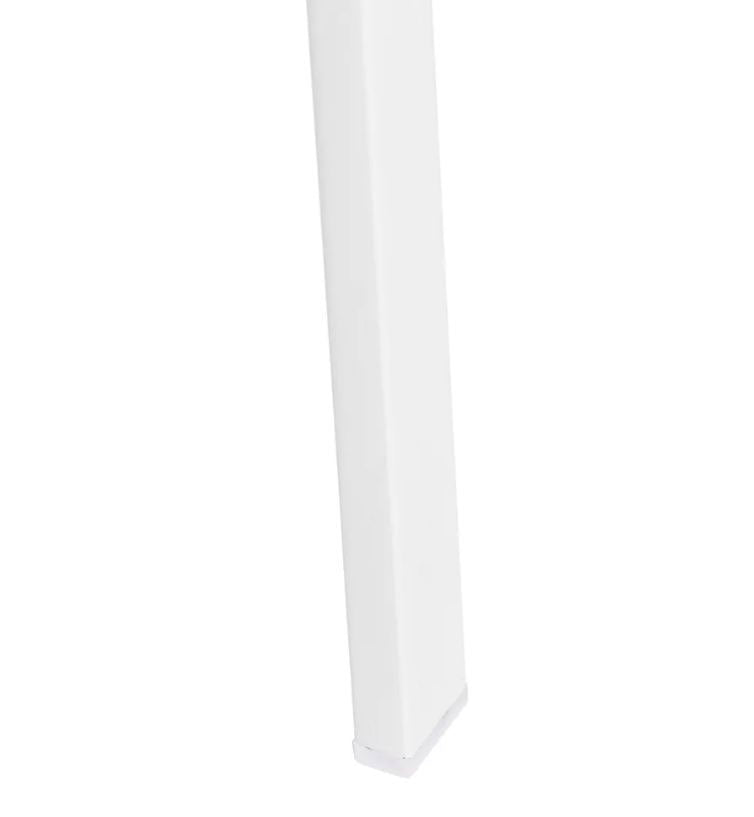 Ixia - Set Da Giardino in Alluminio Bianco 4 Pezzi - Divano 2 Poltrone Tavolino in Alluminio Bianco con Vetro temperato - 603926