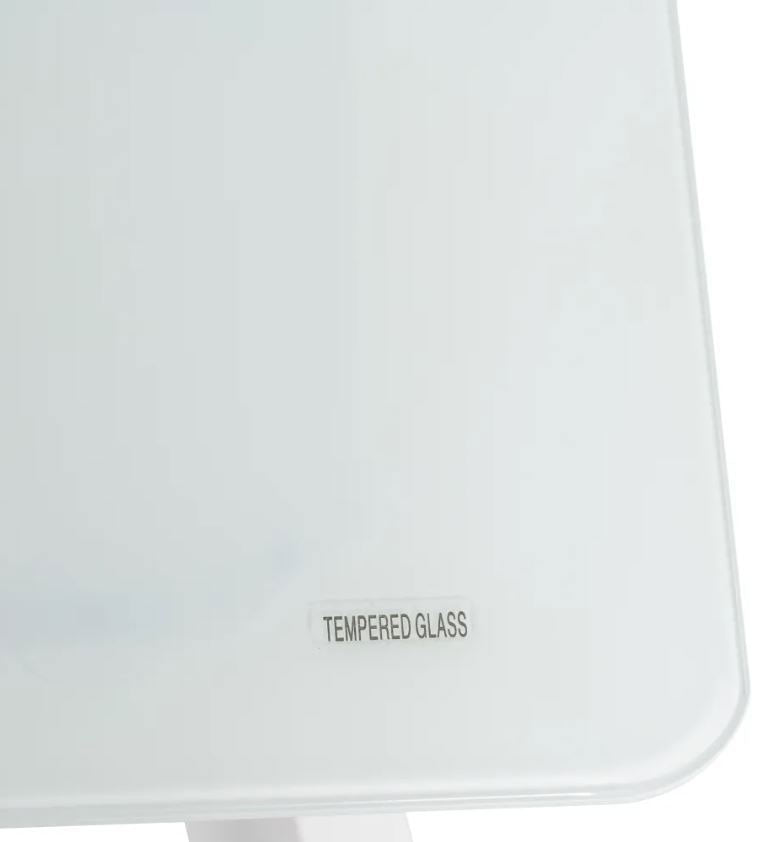 Ixia - Set Da Giardino in Alluminio Bianco 4 Pezzi - Divano 2 Poltrone Tavolino in Alluminio Bianco con Vetro temperato - 603926