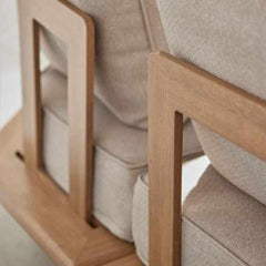 Set da Giardino EDG Regular 4 Pezzi – Colore Sabbia: Lusso e Comfort Estremo per il Tuo Outdoor