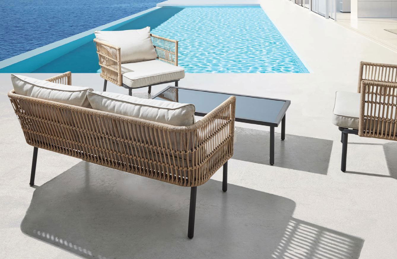 Set Salottino da Giardino Righe | Arredamento Outdoor EDG - 74000022A908