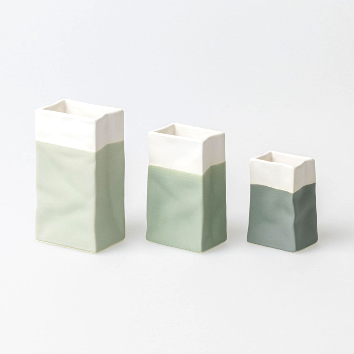 Set 3 Vasi Mini Bag Verdi - 0017450