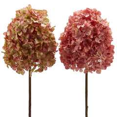 Set 2 Rami Ortensia Paniculata Artificiale Color Rosa ASS. H90 | Fiori artificiali di qualit&agrave; - 216015,75