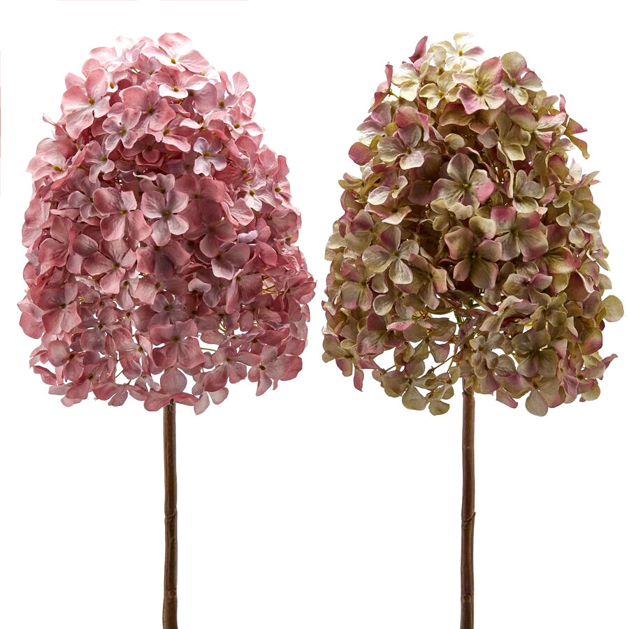 Set 2 Rami Ortensia Paniculata Artificiale Color Malva ASS. H90 | Fiori artificiali di qualit&agrave; - 216015,62