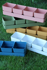Set cassetta sierra 48 | Vasi di design in plastica colorata TERAPLAST - CONFIG0322