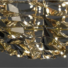 Sfera Luminosa in Metallo Oro Ø30 CM con 300 Micro LED | Decorazione Luminosa da Interno e Esterno