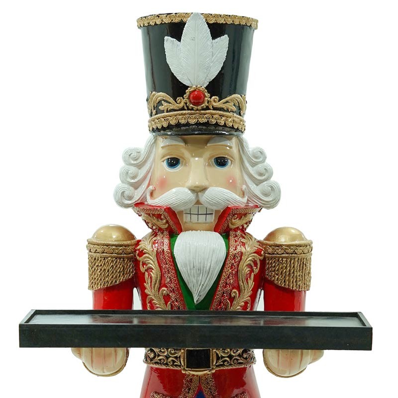 Soldatino di Natale con vassoio alt.90CM - 683811