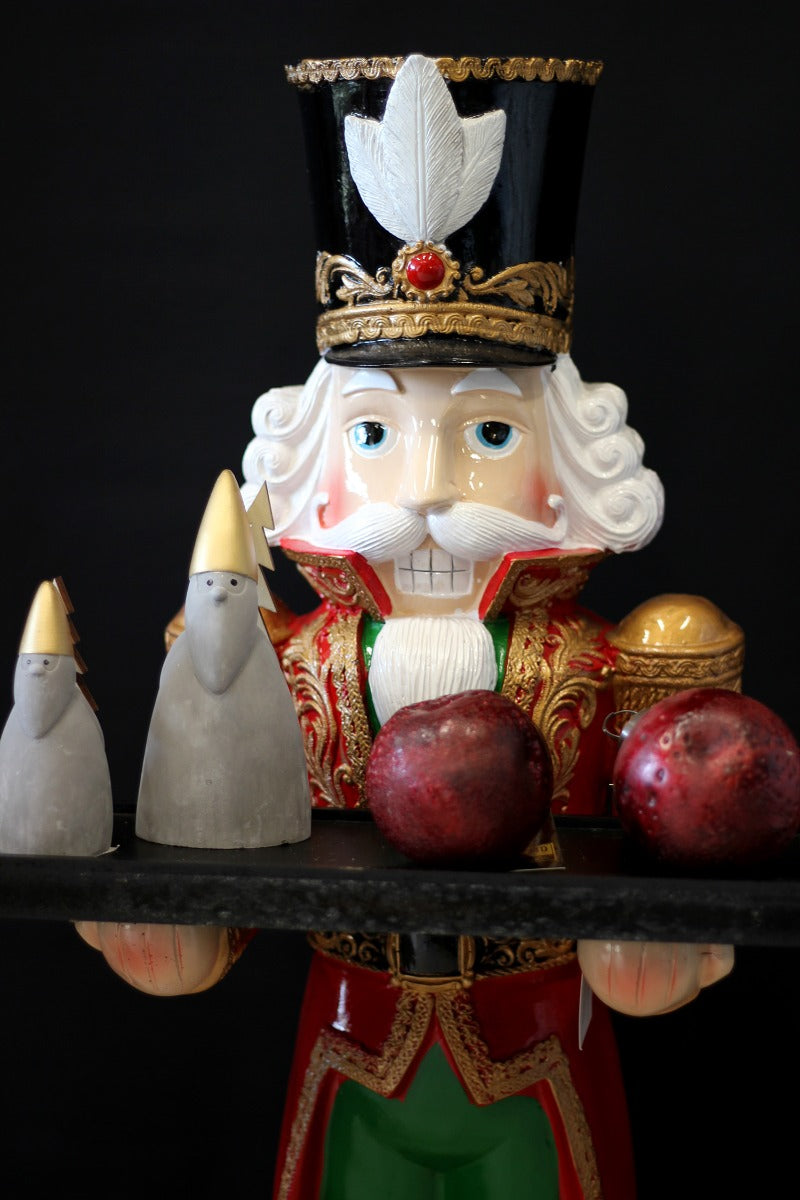 Soldatino di Natale con vassoio alt.90CM - 683811