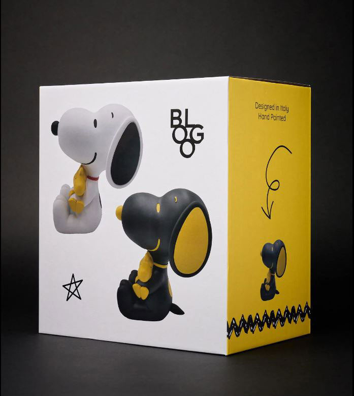 Statuetta In Poliresina Snoopy &amp; Woodstock White H12 Cm &ndash; Decorazione Peanuts - SNOO121205