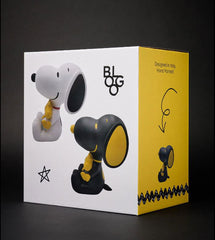 Statuetta In Poliresina Snoopy &amp; Woodstock White H12 Cm &ndash; Decorazione Peanuts - SNOO121205