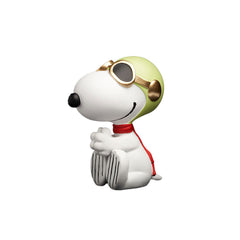 Statuetta In Poliresina Snoopy Aviator Blogo Design H12 Cm ?&ndash; Decorazione Peanuts - SNOO121207