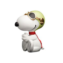Statuetta In Poliresina Snoopy Aviator Blogo Design H25 Cm &ndash; Decorazione Peanuts - SNOO251107