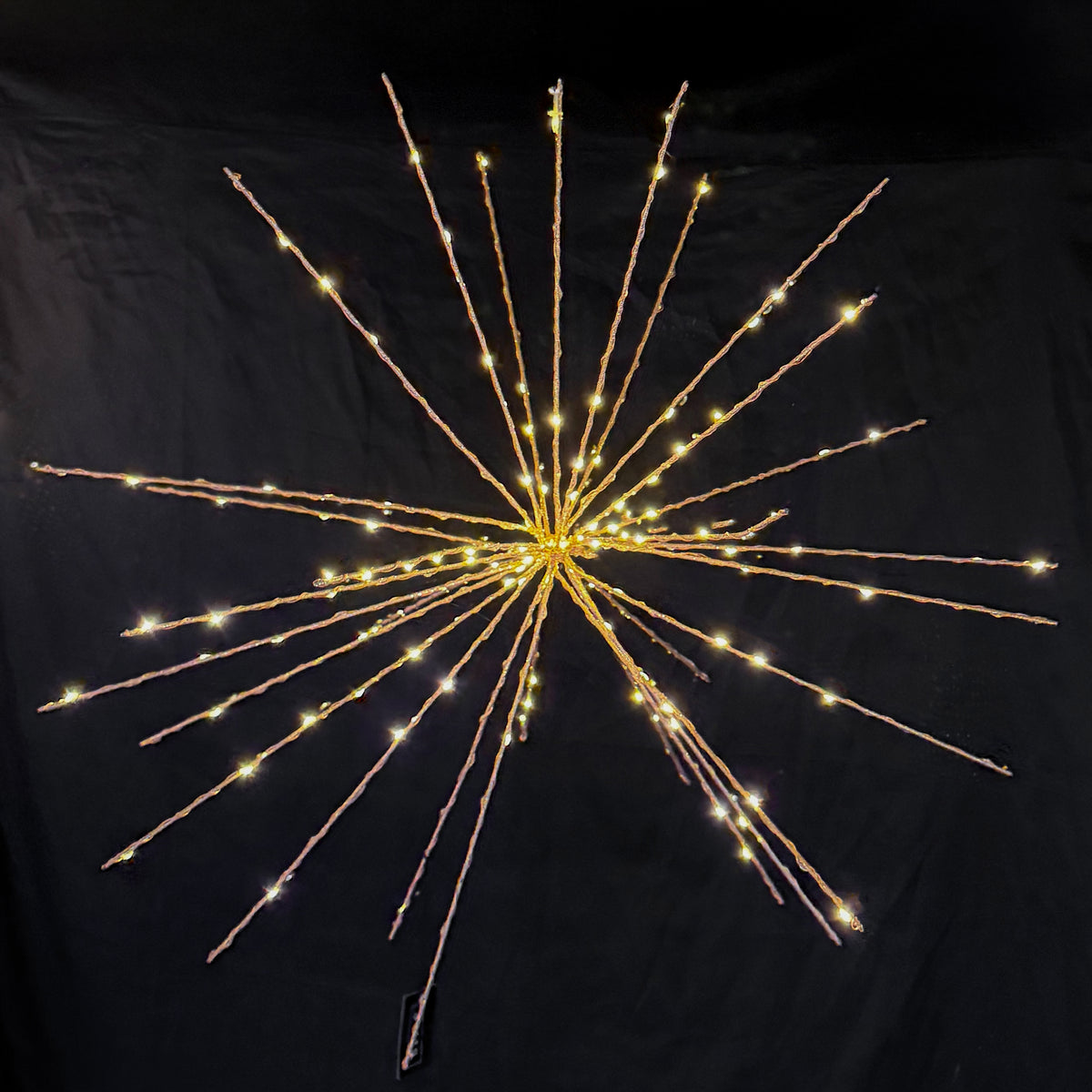 Stella Luminosa 3D 168 LED Ø50 CM | Decoro Luminoso da appendere