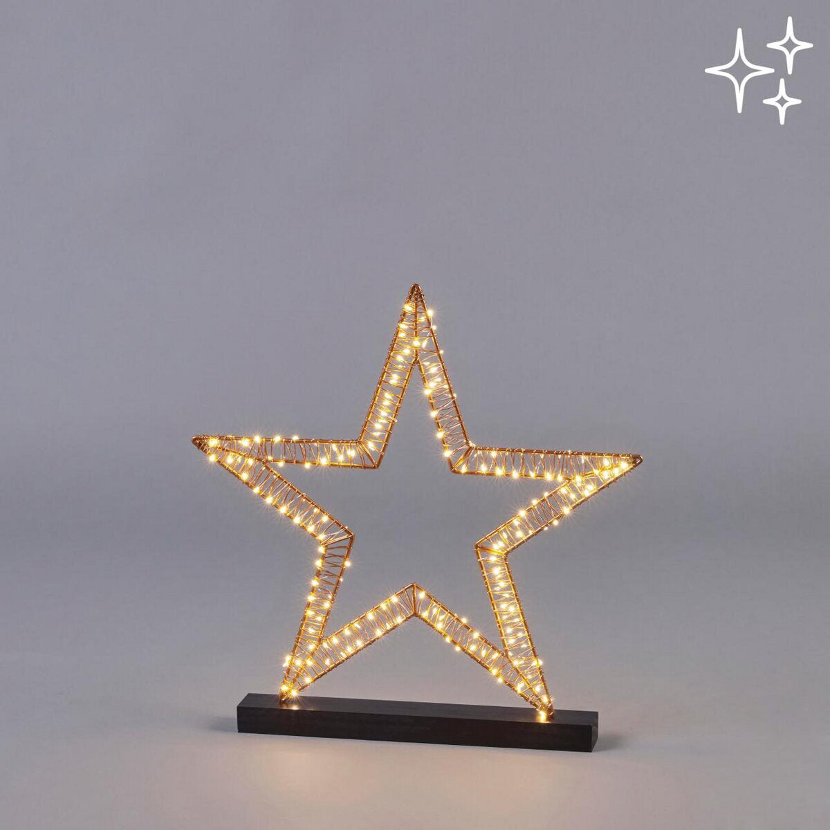 Stella Microled Flat con Base D50 X 190 LED | Decori luminosi natalizi da appoggio EDG - 685794