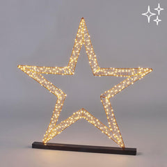 Stella Microled Flat con Base D90 X 480 LED | Decori luminosi natalizi da appoggio EDG - 685795