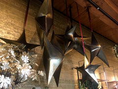 Decoro Stella Lamé D135 : Decori natalizi da appendere - CONFIG0216