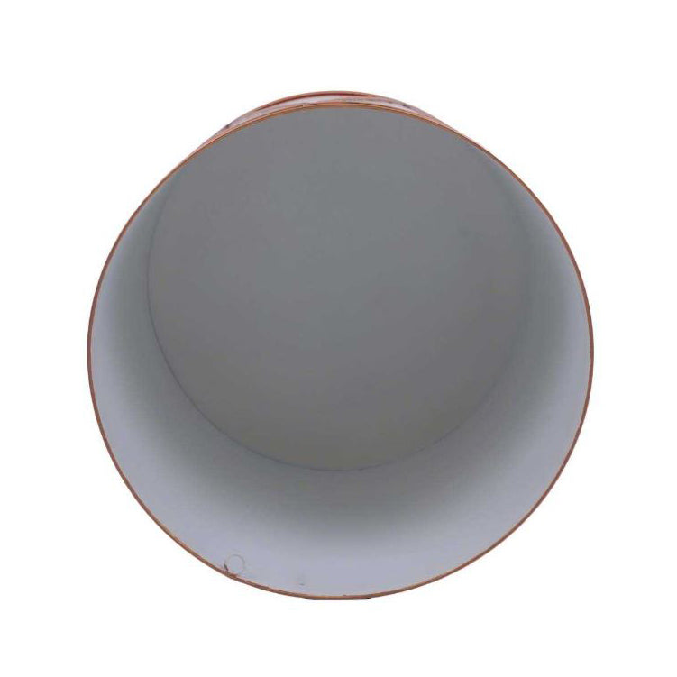 Tavolino Tamburo da Circo in Metallo H30 D35,5