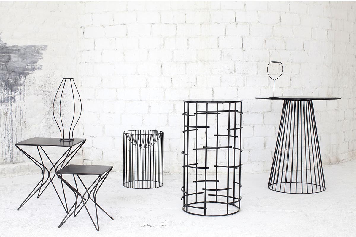 Tavolo Bistrot in ferro Nero | Tavoli design Antonino Sciortino - CONFIG0084