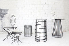 Tavolo Bistrot in ferro Nero | Tavoli design Antonino Sciortino - CONFIG0084