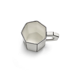 Set 2Pz. Tazza da Tè in Porcellana Bianco/Nero – Collezione Carte Blanche - Annebet Philips Per Serax