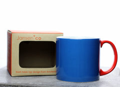 My Mug XL D8,8 H8 Blue Handle Red - JC1141G