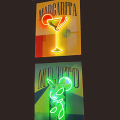 Tela Con Neon Cocktail Mojito - DK-PAINT-MOJITO