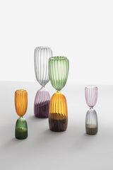 TIMES Clessidra 15 Minuti Verde/Ambra | Clessidra in Vetro Borisilicato Ichendorf Milano - 09367186