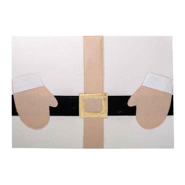 Tovaglietta Babbo Natale bianca - 1224801