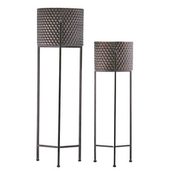 Tripode - Portavaso in Metallo su Piedistallo in Ferro  - CONFIG0426