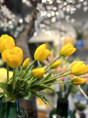 Bouquet tulipani gialli Real Touch H40 | Fiori artificiali di qualit&agrave; - 214959,20