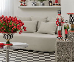 Bouquet tulipani rossi Real Touch H40 | Fiori artificiali di qualit&agrave; - 214959,40