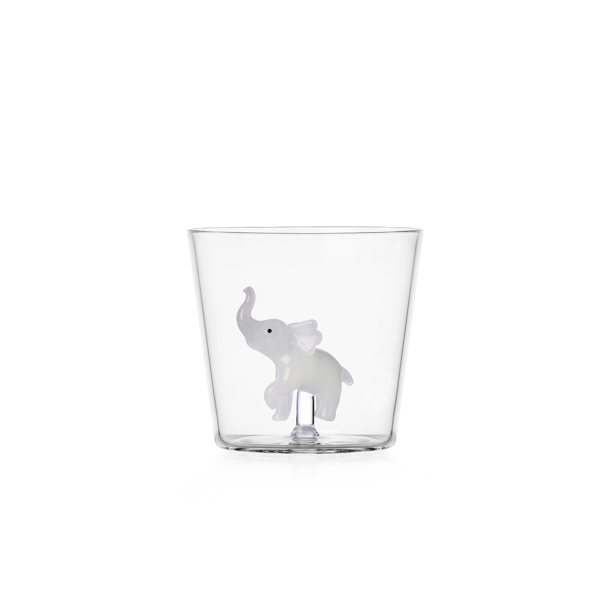 Bicchiere Tumbler Elefante Bianco Collezione Savannah - Ichendorf Milano