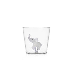 Bicchiere Tumbler Elefante Bianco Collezione Savannah - Ichendorf Milano