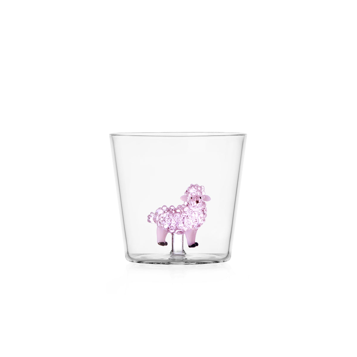 Bicchiere Tumbler Pecora Rosa Collezione Animal Farm - Ichendorf Milano