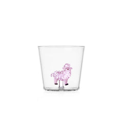 Bicchiere Tumbler Pecora Rosa Collezione Animal Farm - Ichendorf Milano
