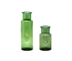 Vaso Cilindro in vetro riciclato verde H46 - CONFIG0105