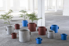 Vaso in cemento naturale tondo : Vasi in cemento design Marie Michielssen - CONFIG0266