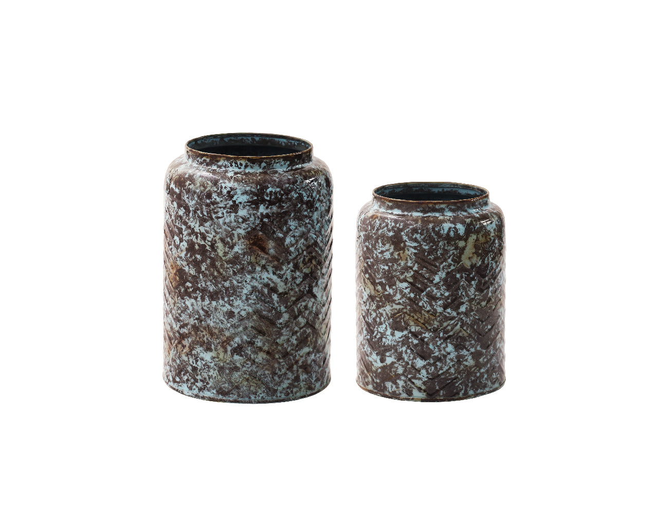 Vaso Curtis Blue H24 : Vaso in Latta - CONFIG0108