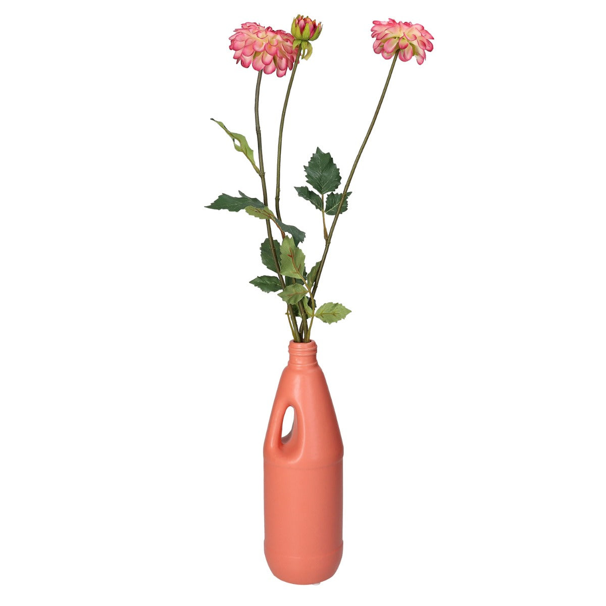 Vaso Bottiglia Detersivo in Ceramica Color Pesca H27 Cm - XET-9462
