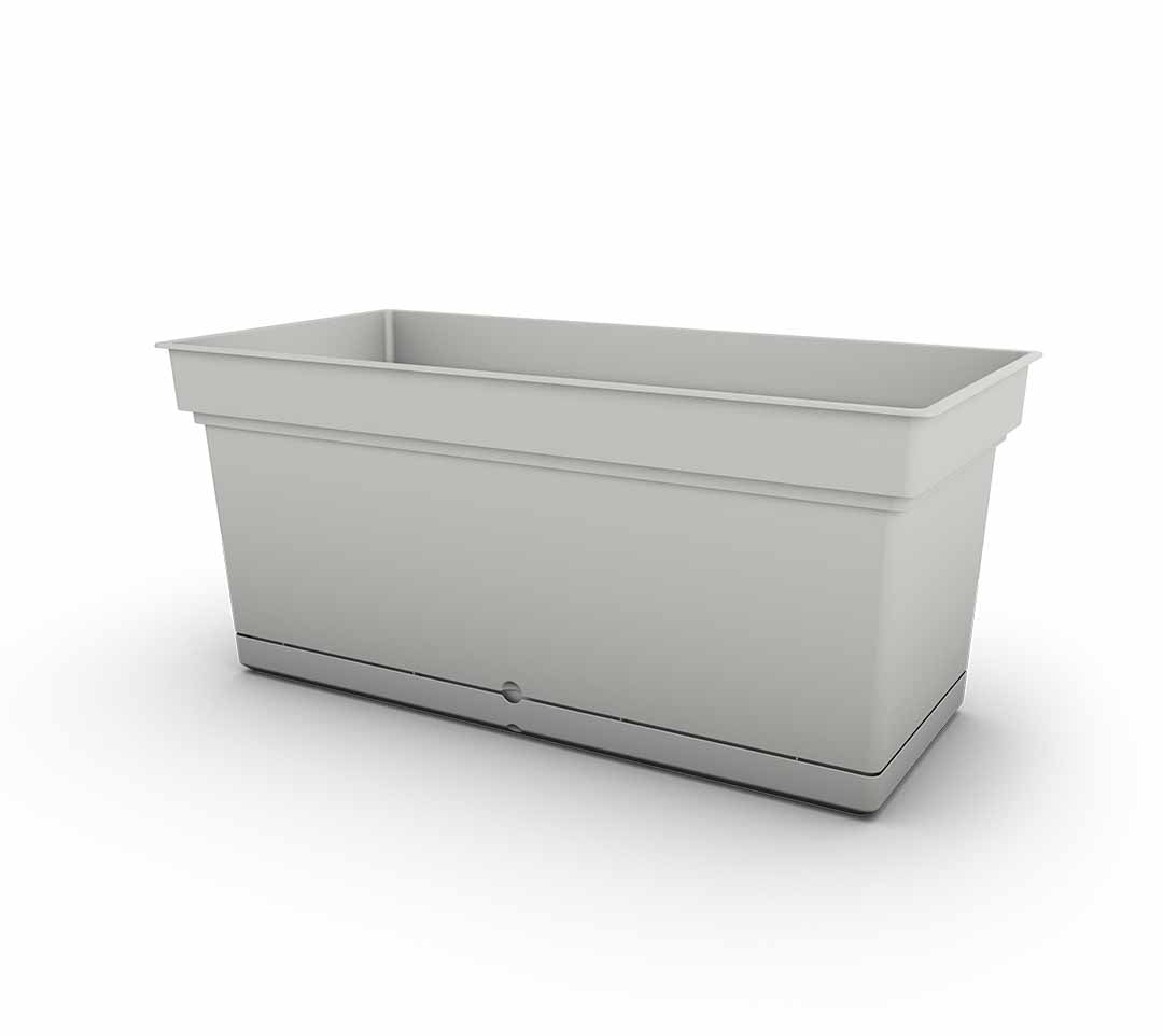 Fioriera rettangolare Aqua 100 Bianco Teraplast - 28109098022
