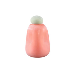Vaso Karlie Arancione con Tappo Verde in Vetro Opaco | Vasi di Design in Vetro Colorato - 721818