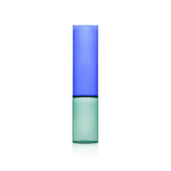 Vaso Bamboo colore Blu - Verde H30 | Vasi in Vetro Ichendorf Milano - 09367201