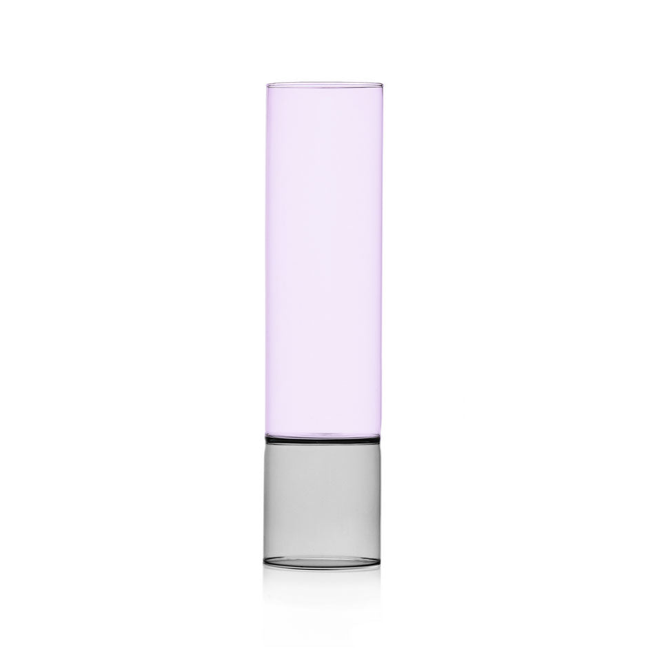 Vaso Bamboo colore Rosa - Smoke H37 | Vasi in Vetro Ichendorf Milano - 09367195