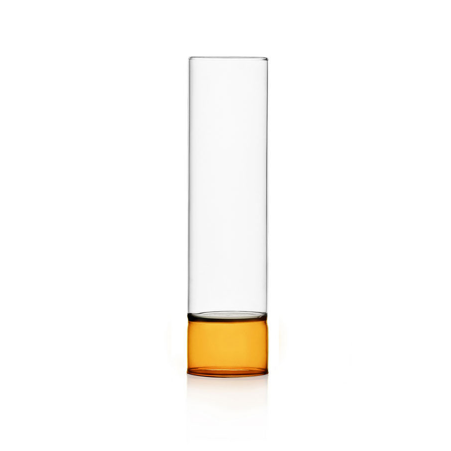 Vaso Bamboo colore Trasparente - Ambra H27 | Vasi in Vetro Ichendorf Milano - 09367204