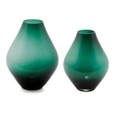 Vaso Biconic Verde Scuro | Vasi in Vetro Design EDG - Enzo De Gasperi - CONFIG0448